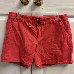 Gap Women's Shorts Size 10 Coral  Chino 4 Pockets. Casual. Summer Spring Aubrey